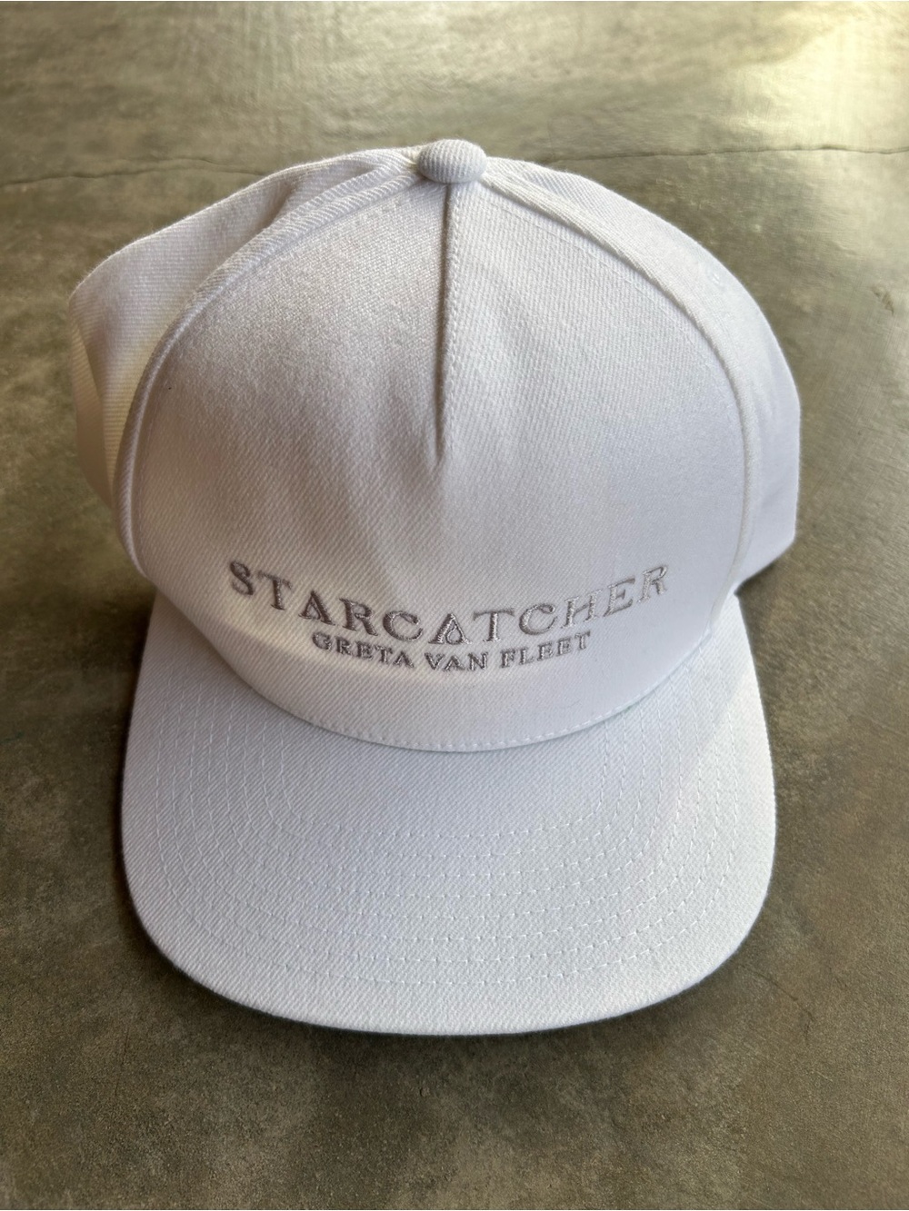 Greta Van Fleet Starcatcher White Baseball Cap